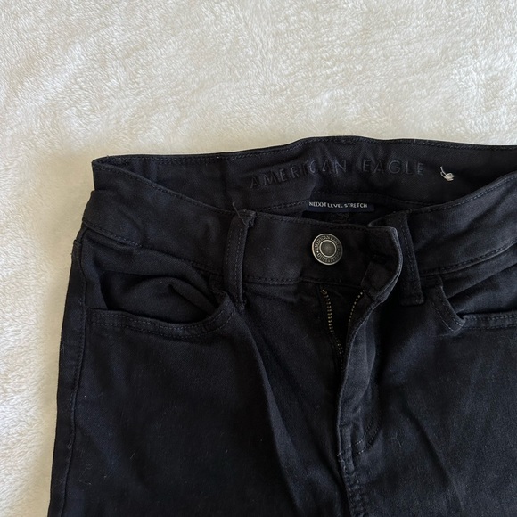 American Eagle Black Jeans Next Level Stretch - Picture 2 of 5